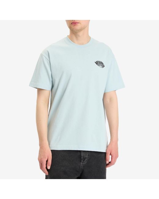 POLAR SKATE Blue Skate Club T-Shirt for men