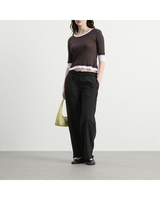 Peachy Den Black Deba Trousers