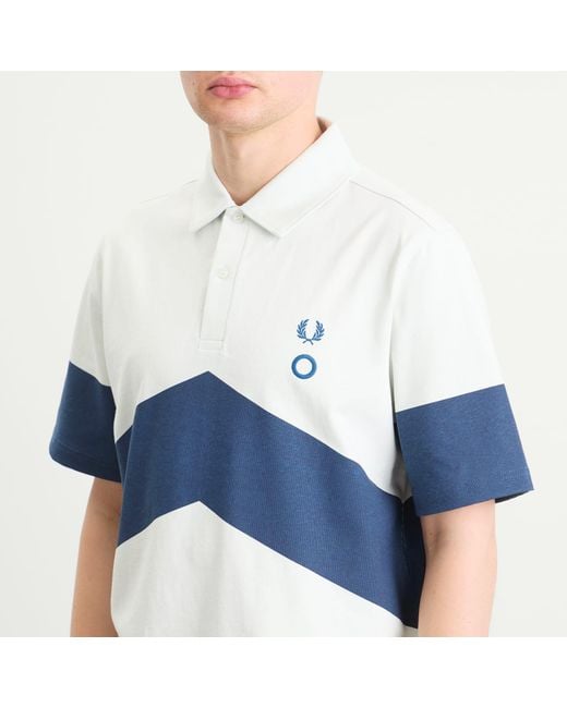 Fred Perry Blue X Craig Heavy Short Sleeve Polo Shirt for men