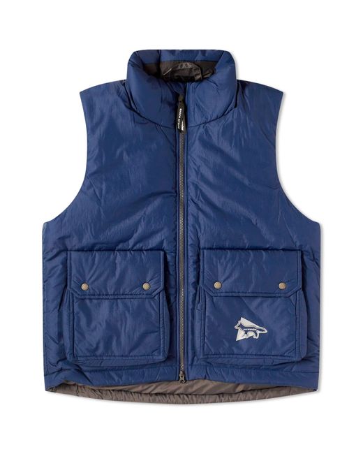 And Wander Blue X Maison Kitsuné Insulation Vest for men