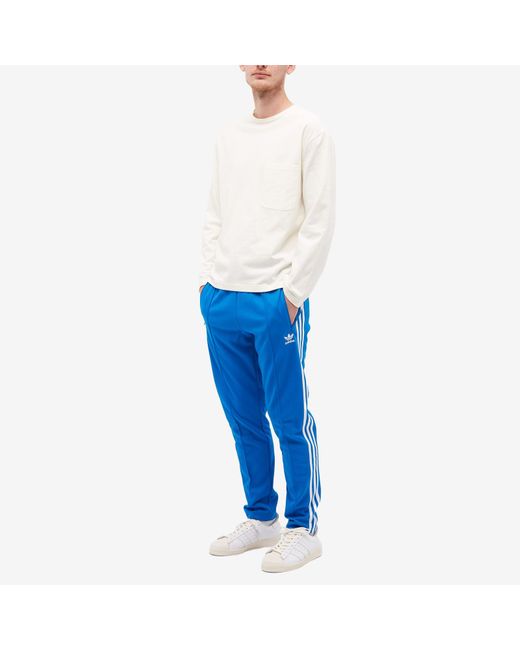 Adidas Blue Beckenbauer Track Pant for men