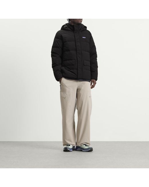 Patagonia Black Sisar Down Hooded Jacket for men