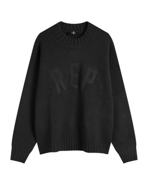 Represent Black Rep Knit Jumper for men