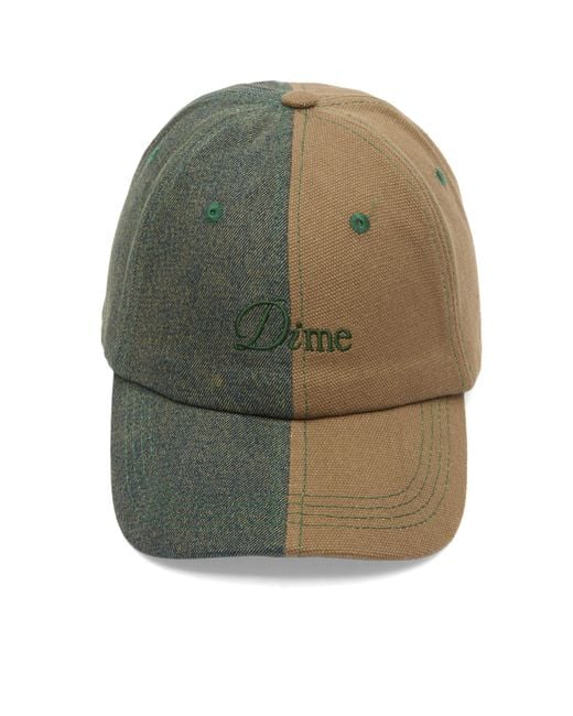 Dime Green Split Low Pro Cap for men