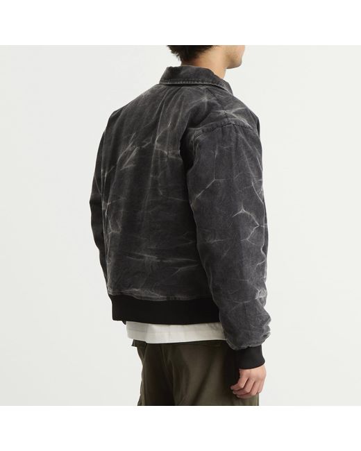 Heresy Black Ooser Bomber for men