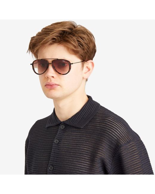 A.P.C. Brown Sterling Sunglasses for men