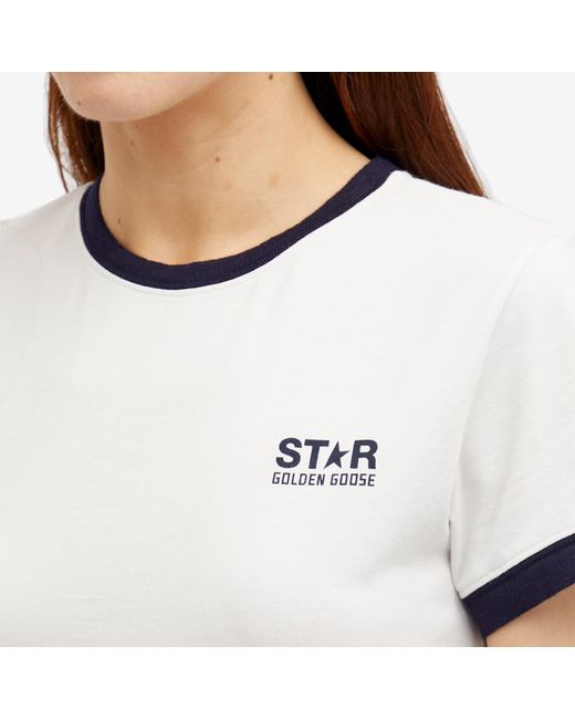 Golden Goose Deluxe Brand White Star T-Shirt
