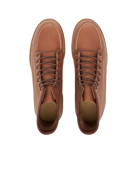 Red Wing Brown 6" Classic Moc Boot