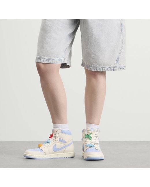 Nike Blue 1 Retro Hi Sneaker