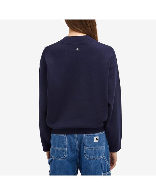 4th & Reckless Blue Valene Knit Jumper