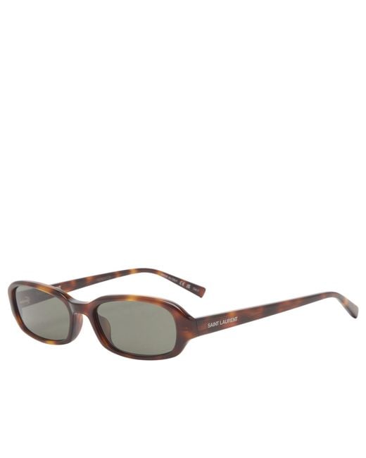 Saint Laurent Metallic Saint Laurent Sl 872 Erin Sunglasses
