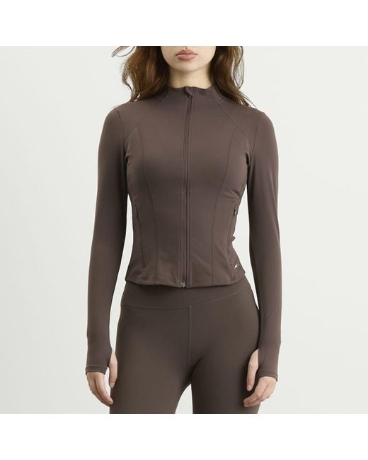 Tala Brown Dayflex Zip Through Running Jacket