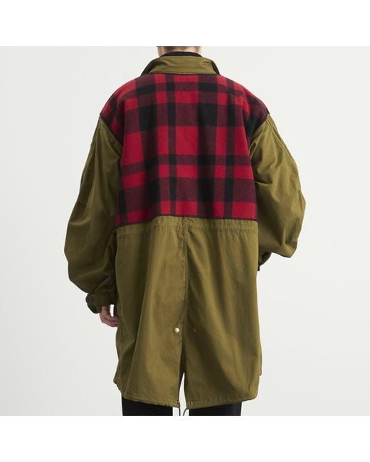 Junya Watanabe Red X Filson Mackinaw Wool Jacket for men