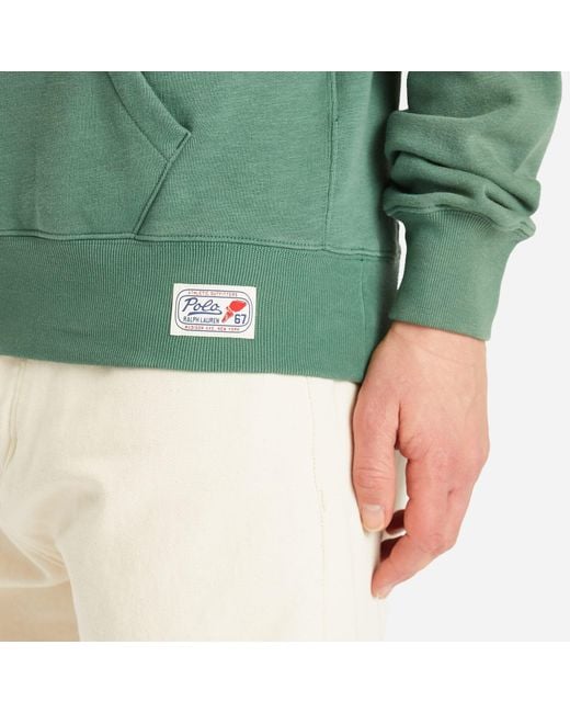 Polo Ralph Lauren Bleecker Run Club Hoodie in Green for Men