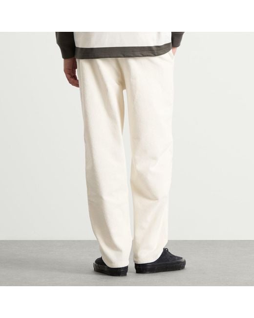 Armor Lux Natural Pleated Corduroy Pants for men