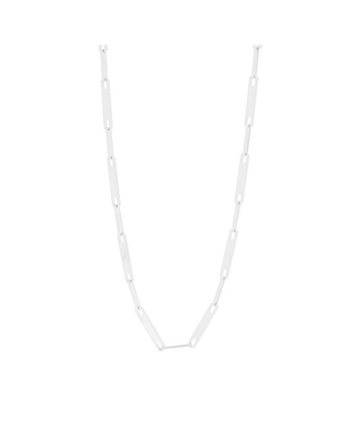 Saint Laurent White Multi Plaque Necklace for men