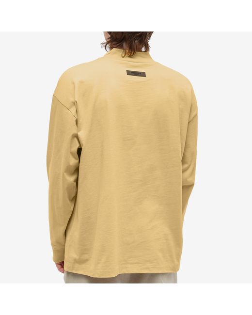 Fear Of God Yellow Long Sleeve T-Shirt for men