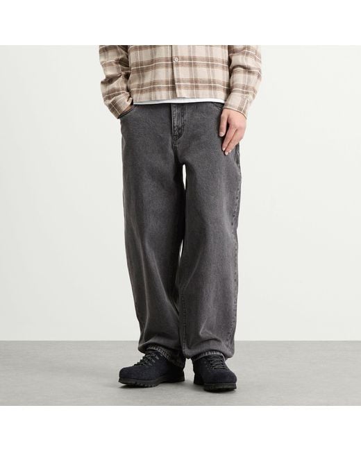 Dime Gray Baggy Denim Pants for men