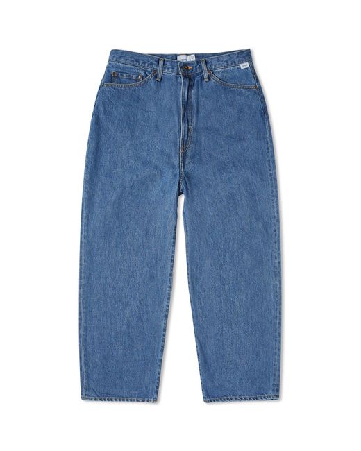 (w)taps Blue 18 Denim Loose Fit Jeans for men