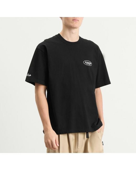 Neighborhood Black Ss-5 Nbhd Logo T-Shirt for men