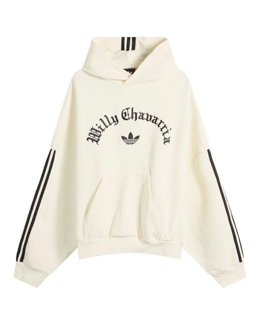 Adidas Natural X Willy Chavarria Trefoil Hoodie for men