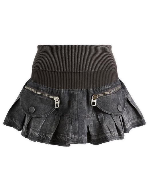 Miss Sixty Black Knwls X Mini Skirt