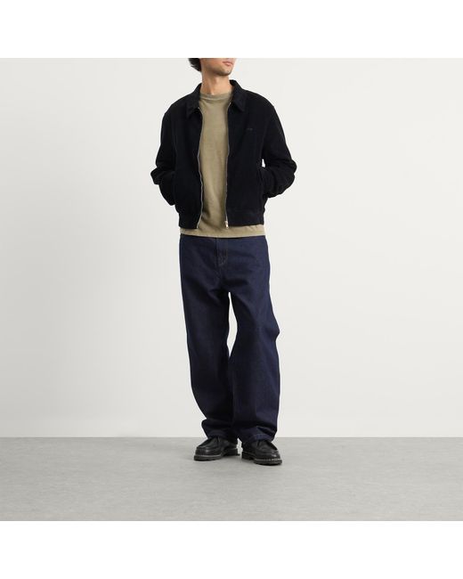 Arte' Black Corduroy Jacket for men
