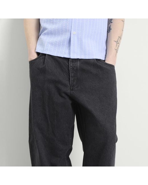 A Kind Of Guise Blue Duma Pleated Denim Jeans for men