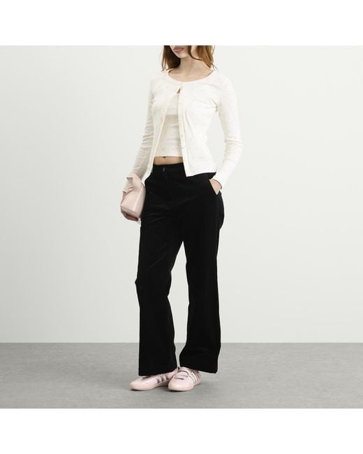 Fruity Booty White Ditsy Floral Cardigan