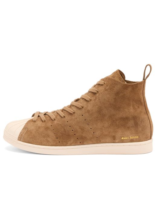 Adidas Brown X Wales Bonner Superstar Hi
