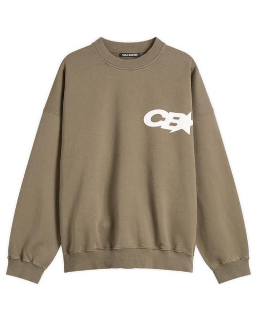 Cole Buxton Men's Brown Cb Star Racing Sweatshirt