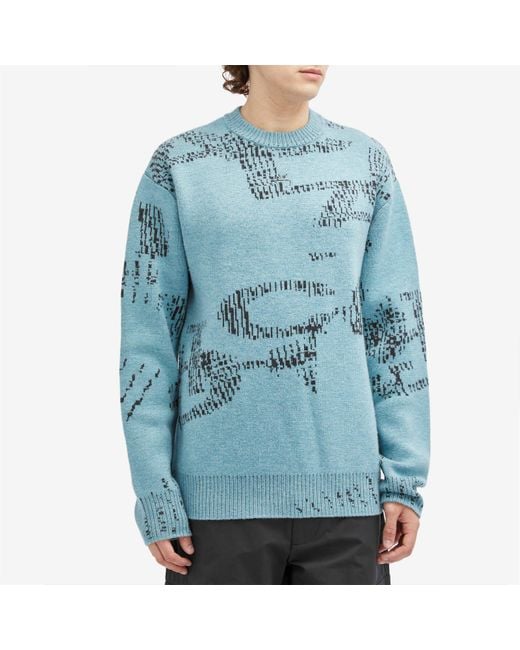 A_COLD_WALL* Blue Annex Crew Knit for men