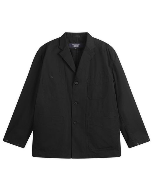 Comme des Garçons Black Cotton Yarn Dyed Jacket for men