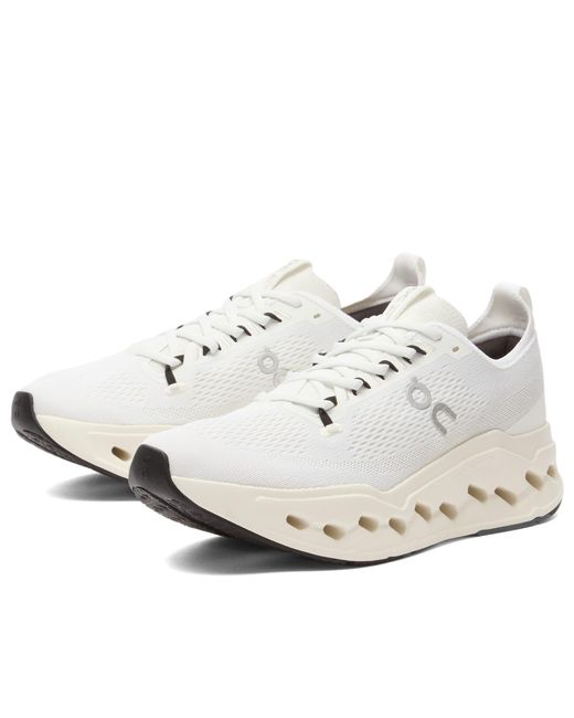 On Shoes White Cloudsurfer Max Sneakers for men