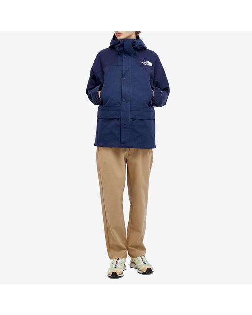 The North Face Blue Ripstop Mountain Cargo Jacket for men