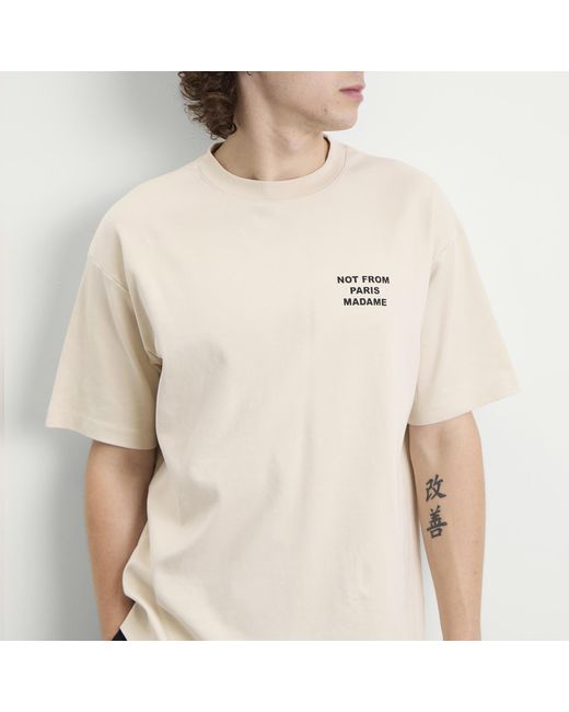Drole de Monsieur White Not From Paris Madame T-Shirt for men