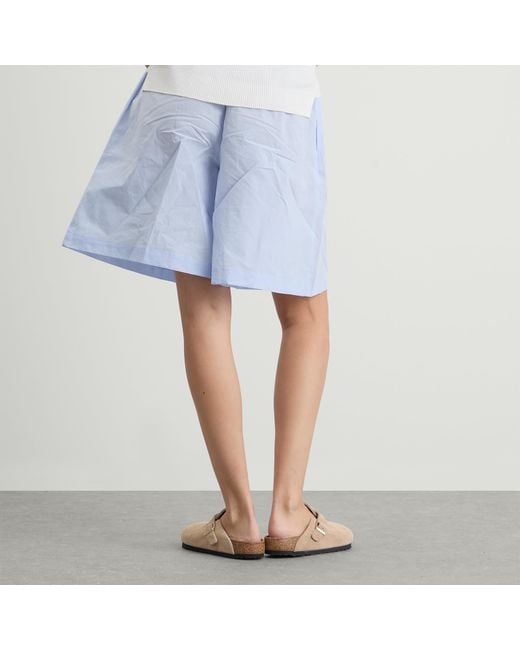 Baserange Blue Claude Shorts