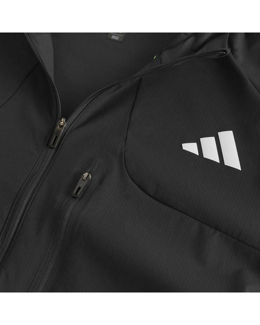 Adidas Originals Black Adidas Adizero Running Jacket