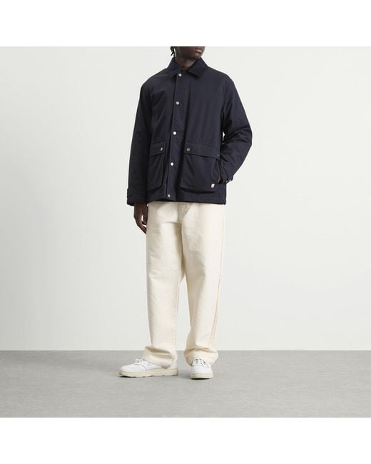 Armor Lux Blue Quilted Work Jacket for men