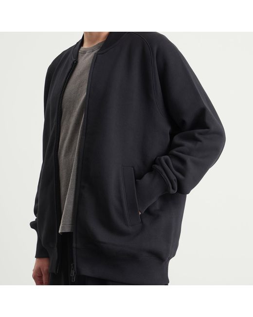 Y-3 Black Track Top for men