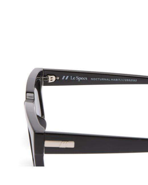 Le Specs Gray Nocturnal Habit Sunglasses