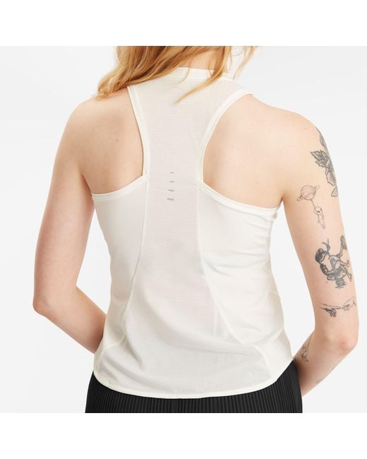 Nike White Swift Dri-Fit Tank Top