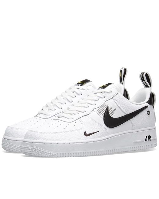 Nike White Air Force 1 07 Lv8 Utility Shoes - Size 13 for men