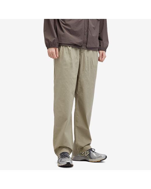 Norse Projects Gray Benn Relaxed Typewriter Pleated Trousers for men