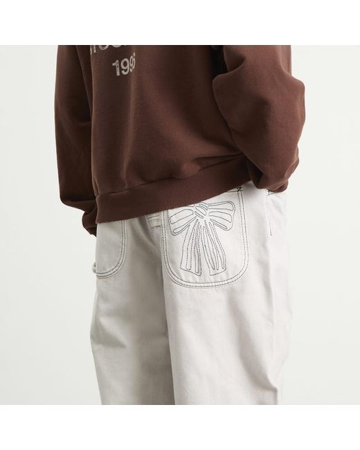 Acne Natural Denim Bow Trouser for men