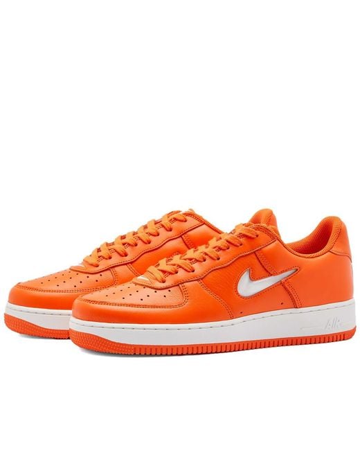 Nike Orange Air Force 1 Low Retro Sneakers for men
