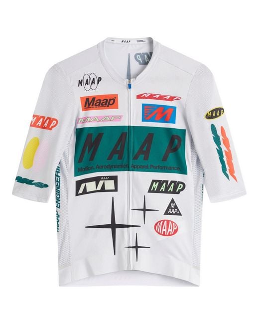 MAAP White Drome Pro Air Jersey 3.0 for men
