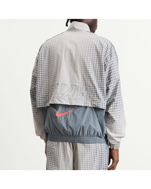 Nike Gray X Palace England Track Jacket for men