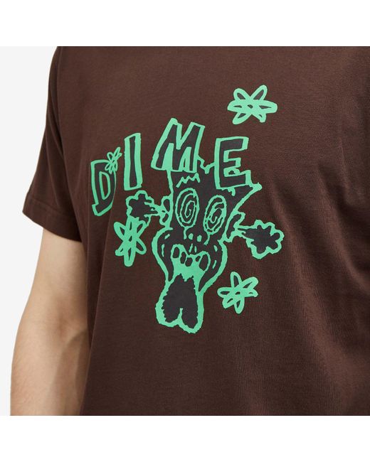 Dime Brown Iso T-Shirt for men