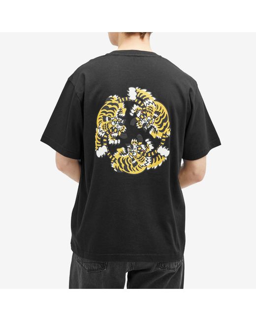KENZO Black Verdy Collection Oversized T-Shirt for men